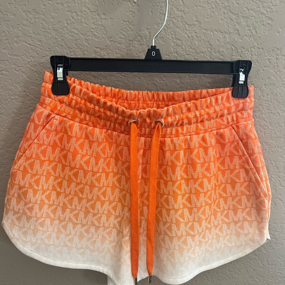 Michael Kors Ombré Organic Cotton Drawstring Shorts